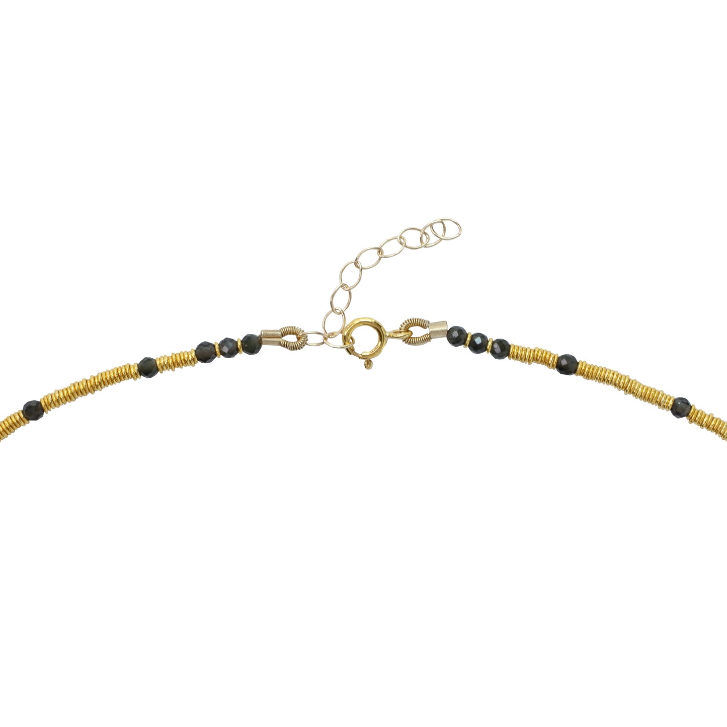 18K Gold Loose Coil Necklace