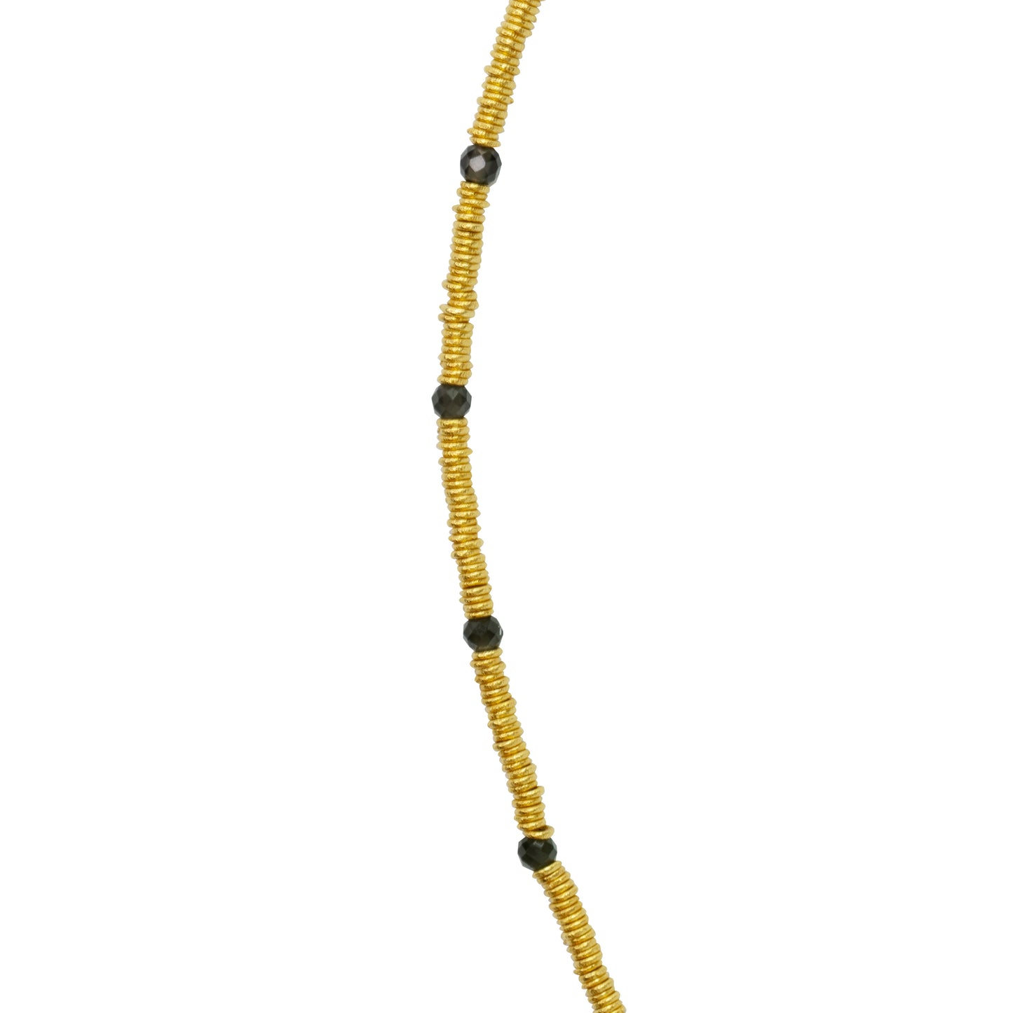 18K Gold Loose Coil Necklace