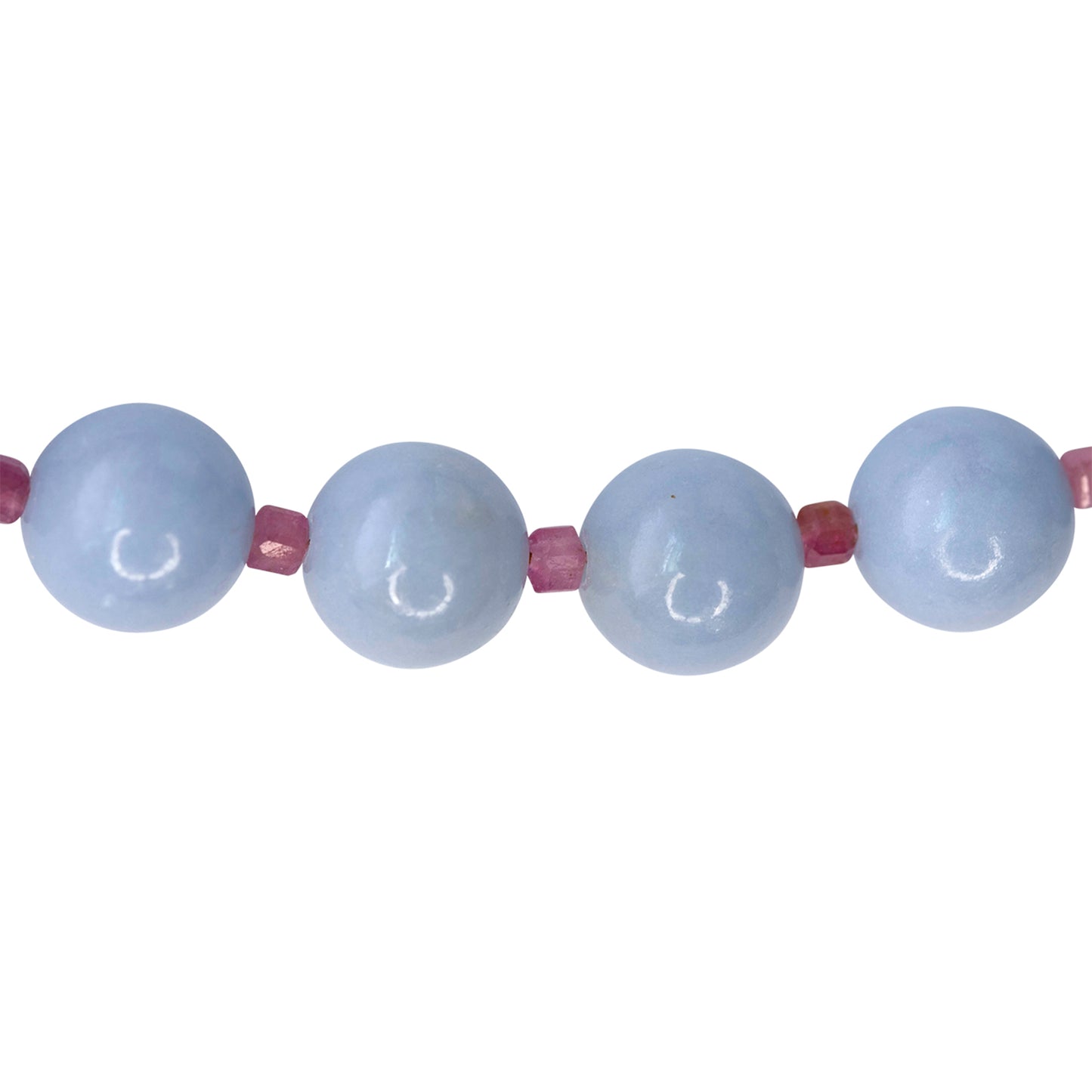 Angelite Tourmaline Necklace