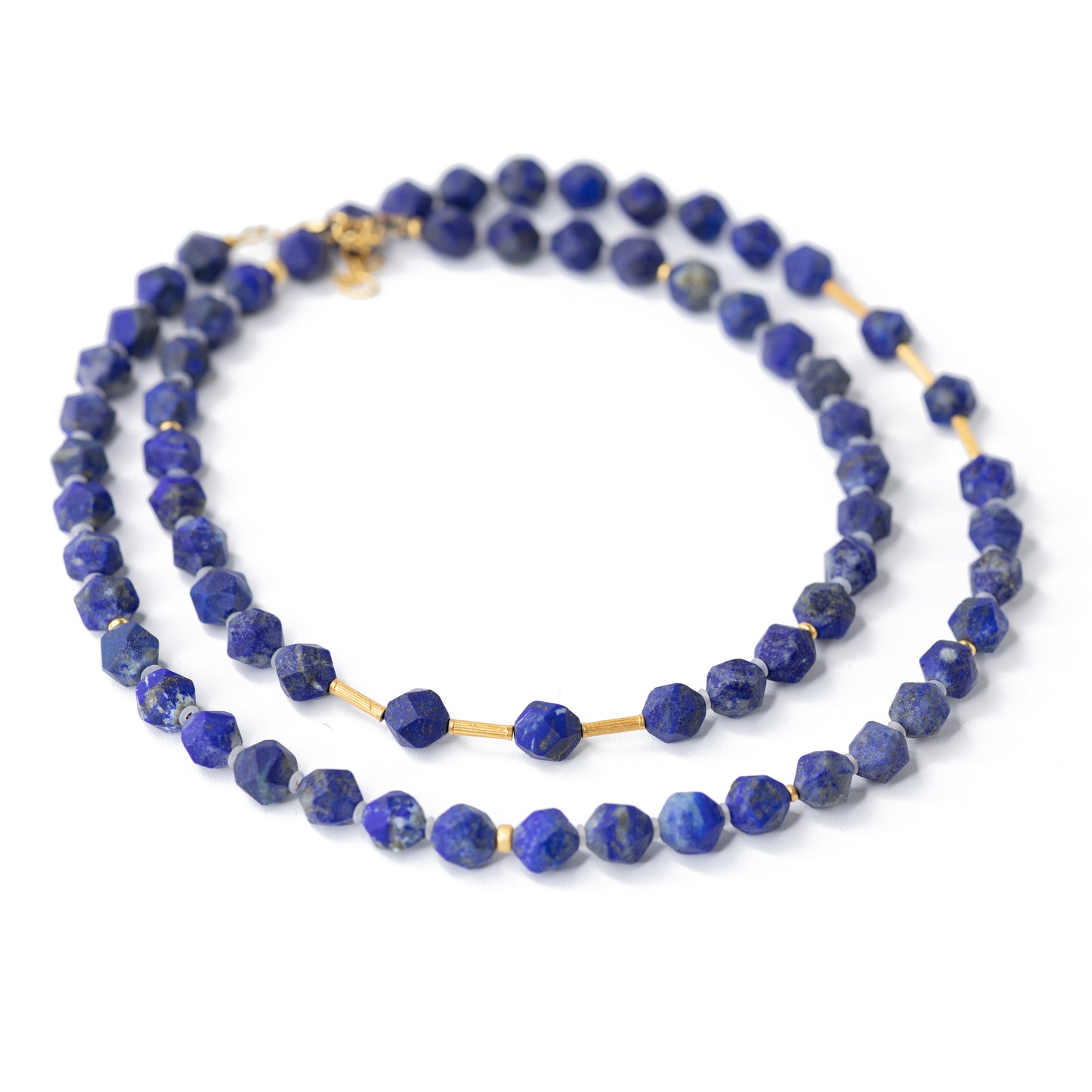 Lapis Lazuli Beaded Long Necklace