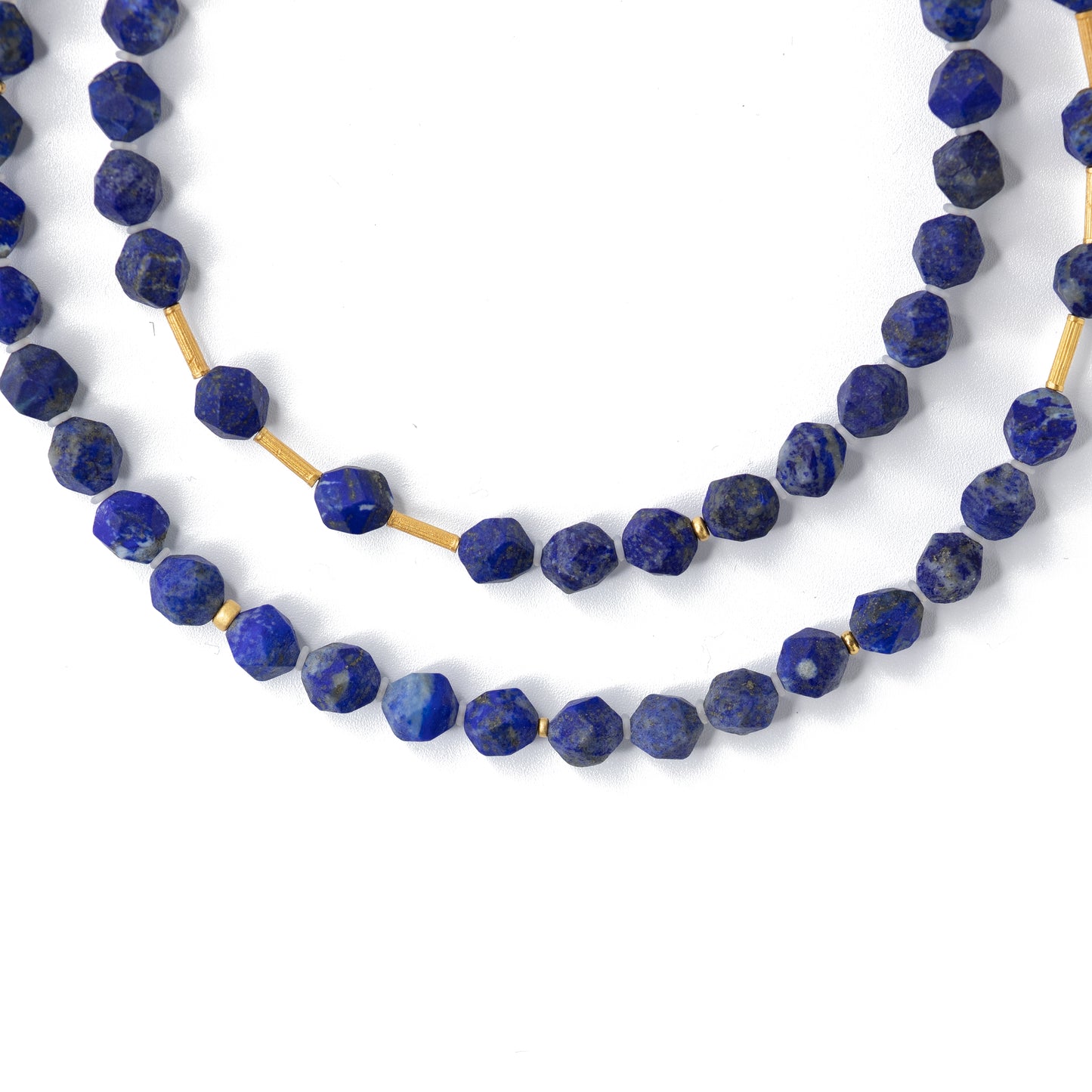 Lapis Lazuli Beaded Long Necklace