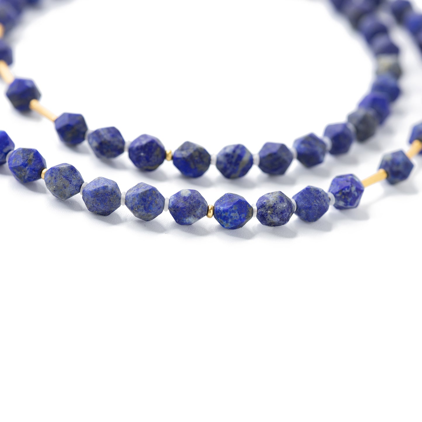 Lapis Lazuli Beaded Long Necklace