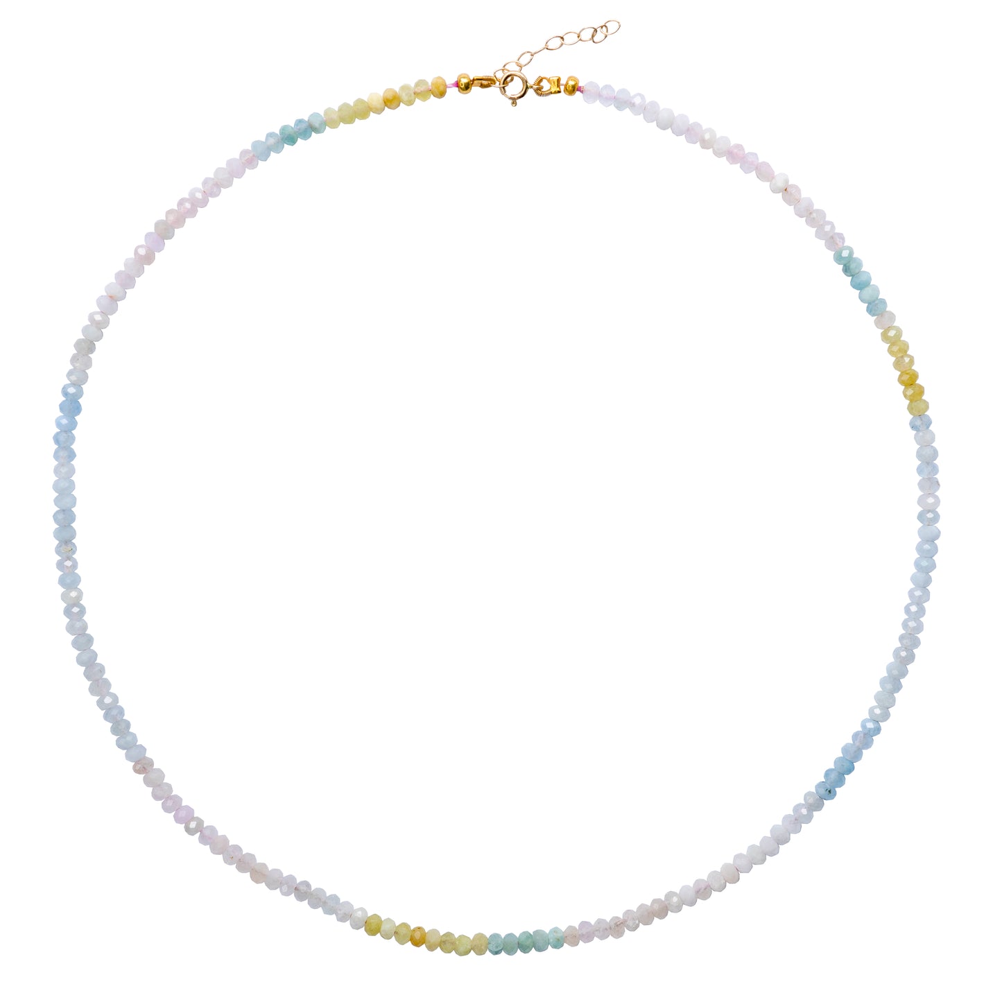 Candy Morganite 14K Gold Necklace