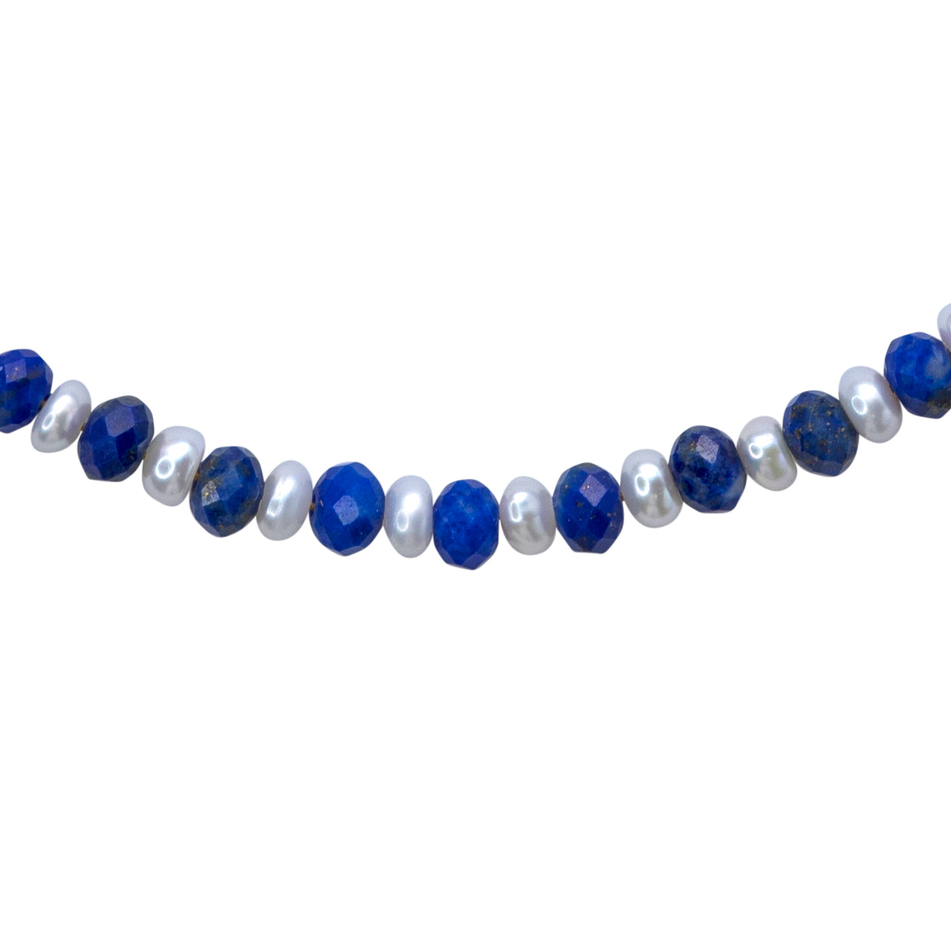 Lapis Lazuli & Pearl Bracelet 14K Gold