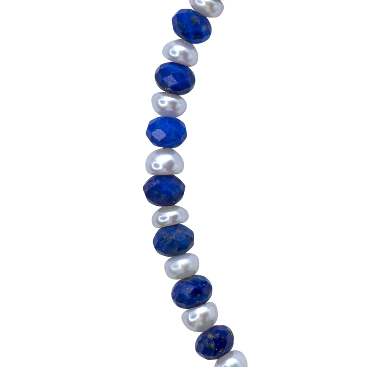 Lapis Lazuli & Pearl Bracelet 14K Gold