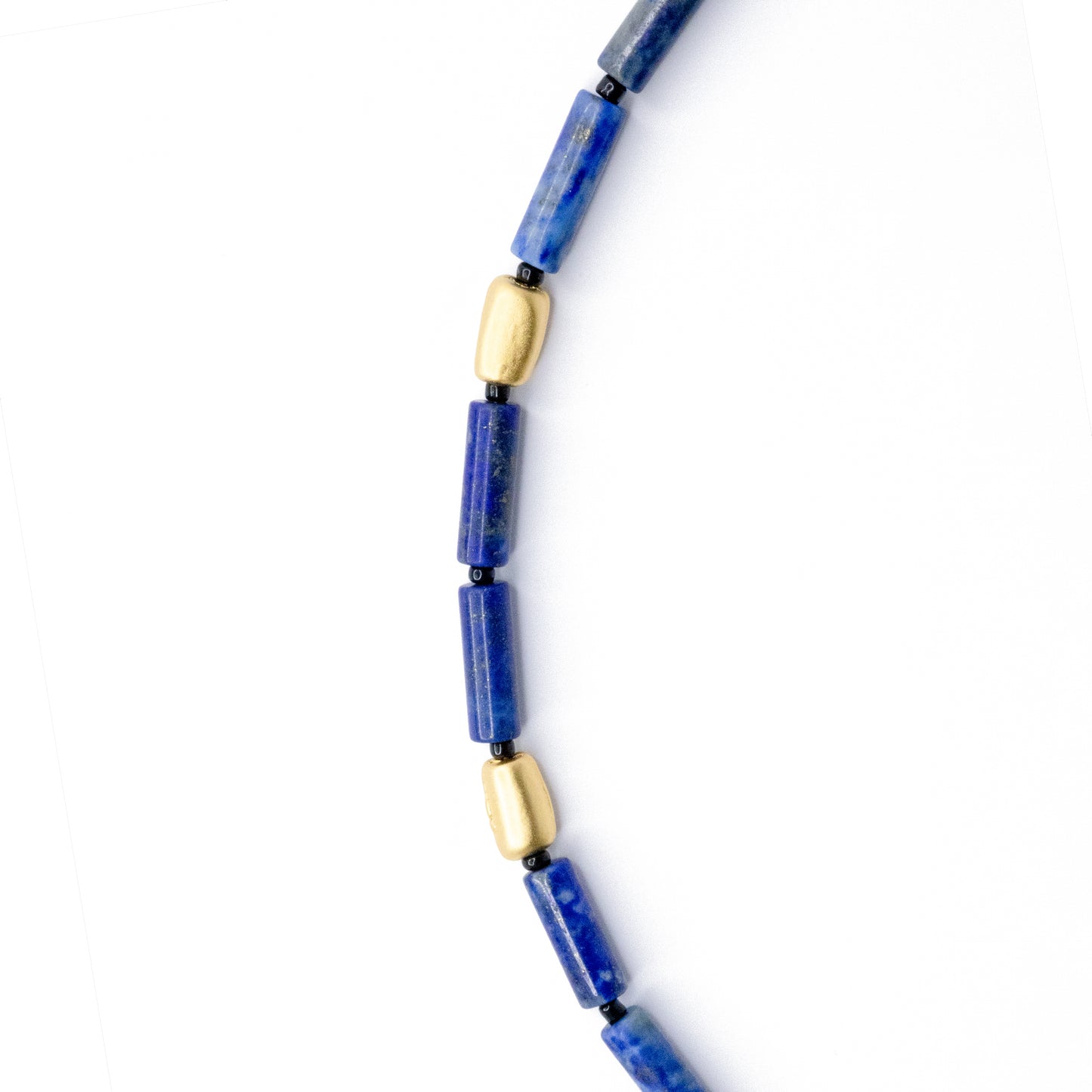 Lapis Lazuli Tube Princess Necklace