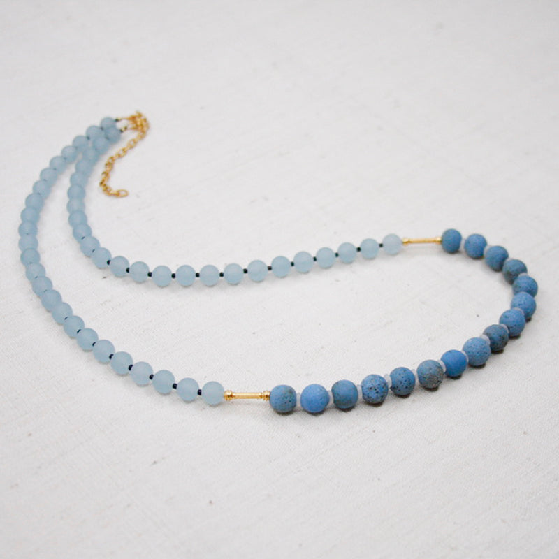 Blue Chalcedony Necklace