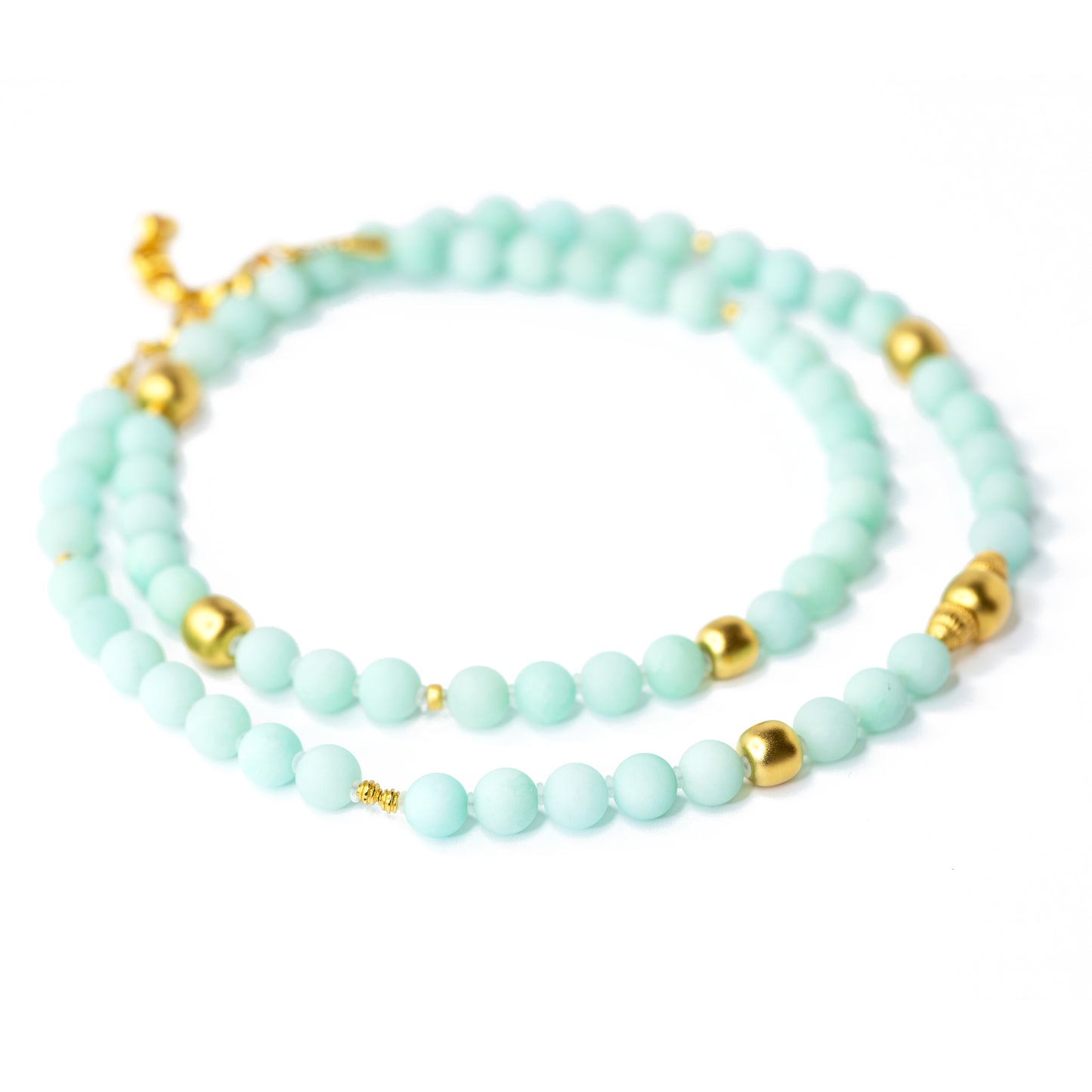 Mint Green Chalcedony Necklace