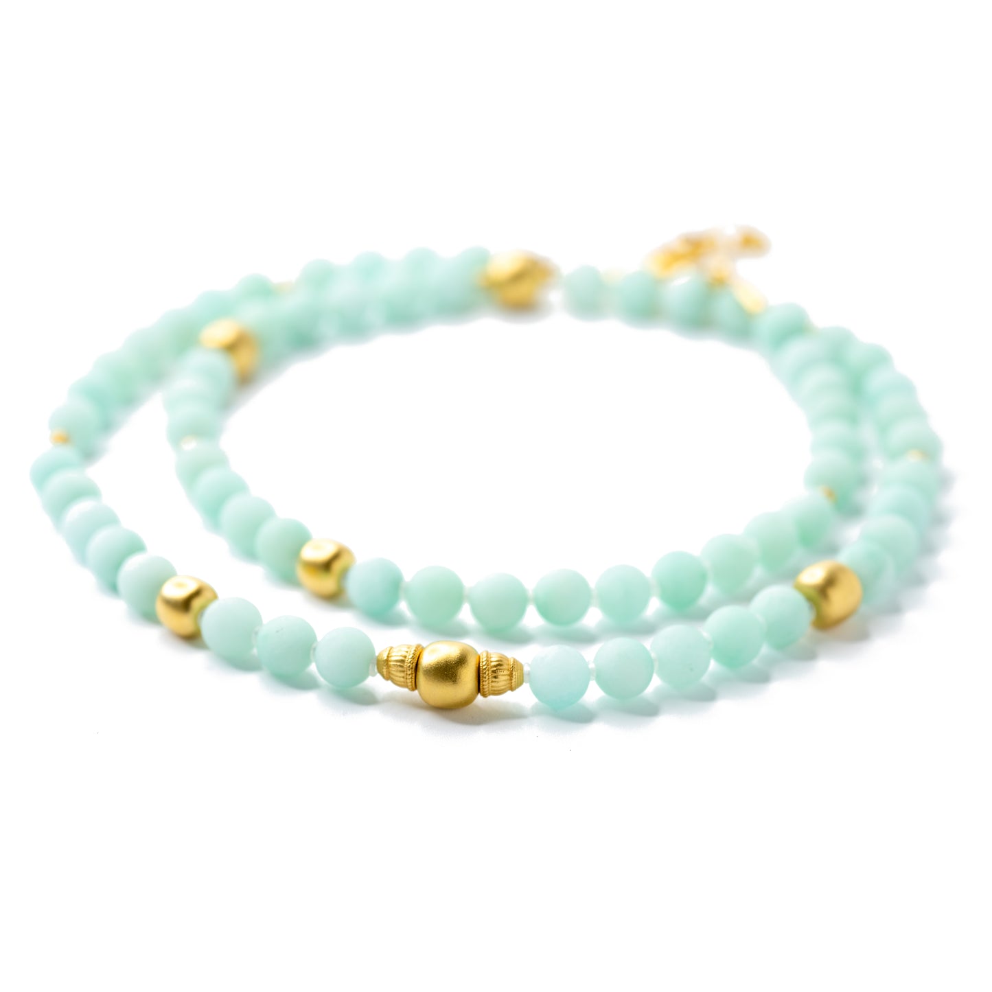 Mint Green Chalcedony Necklace