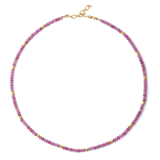 Pink Tourmaline Necklace