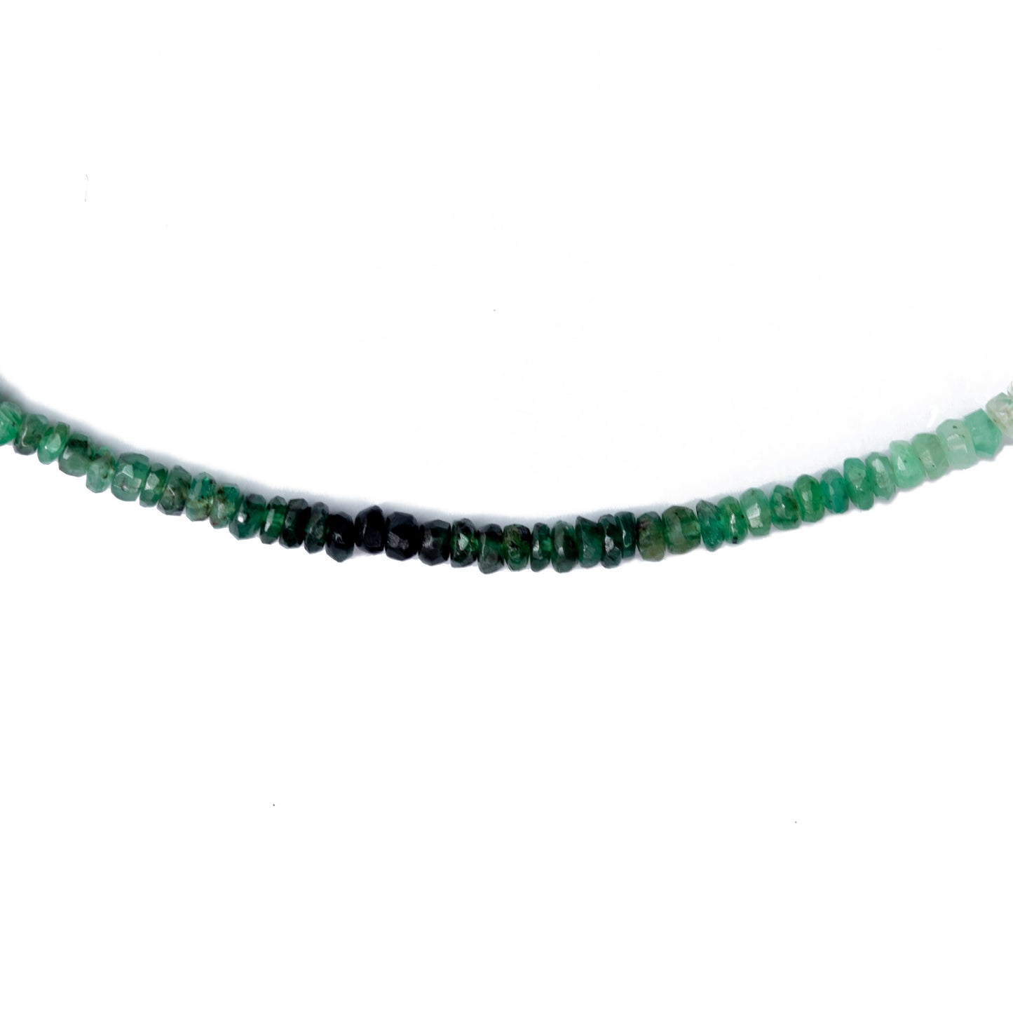 Birthstone May Emerald Ombre Necklace 14K Gold II