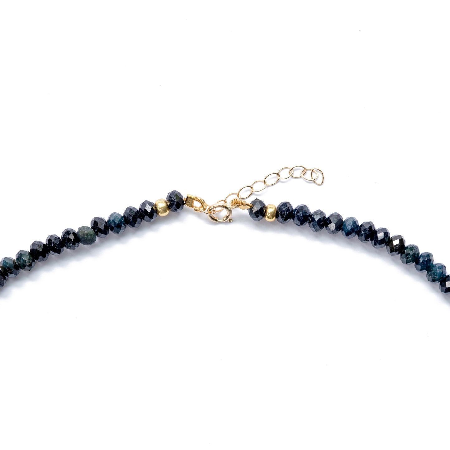 Ombre Indicolite Tourmaline Necklace 14K Gold