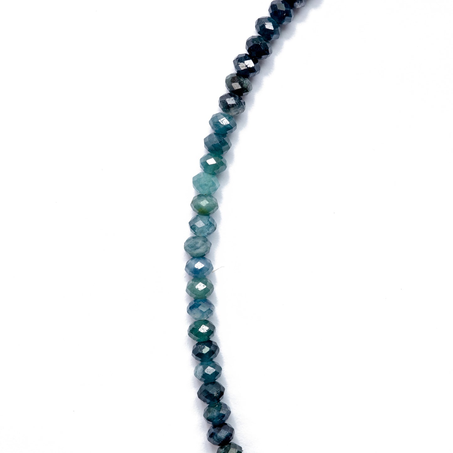 Ombre Indicolite Tourmaline Necklace 14K Gold