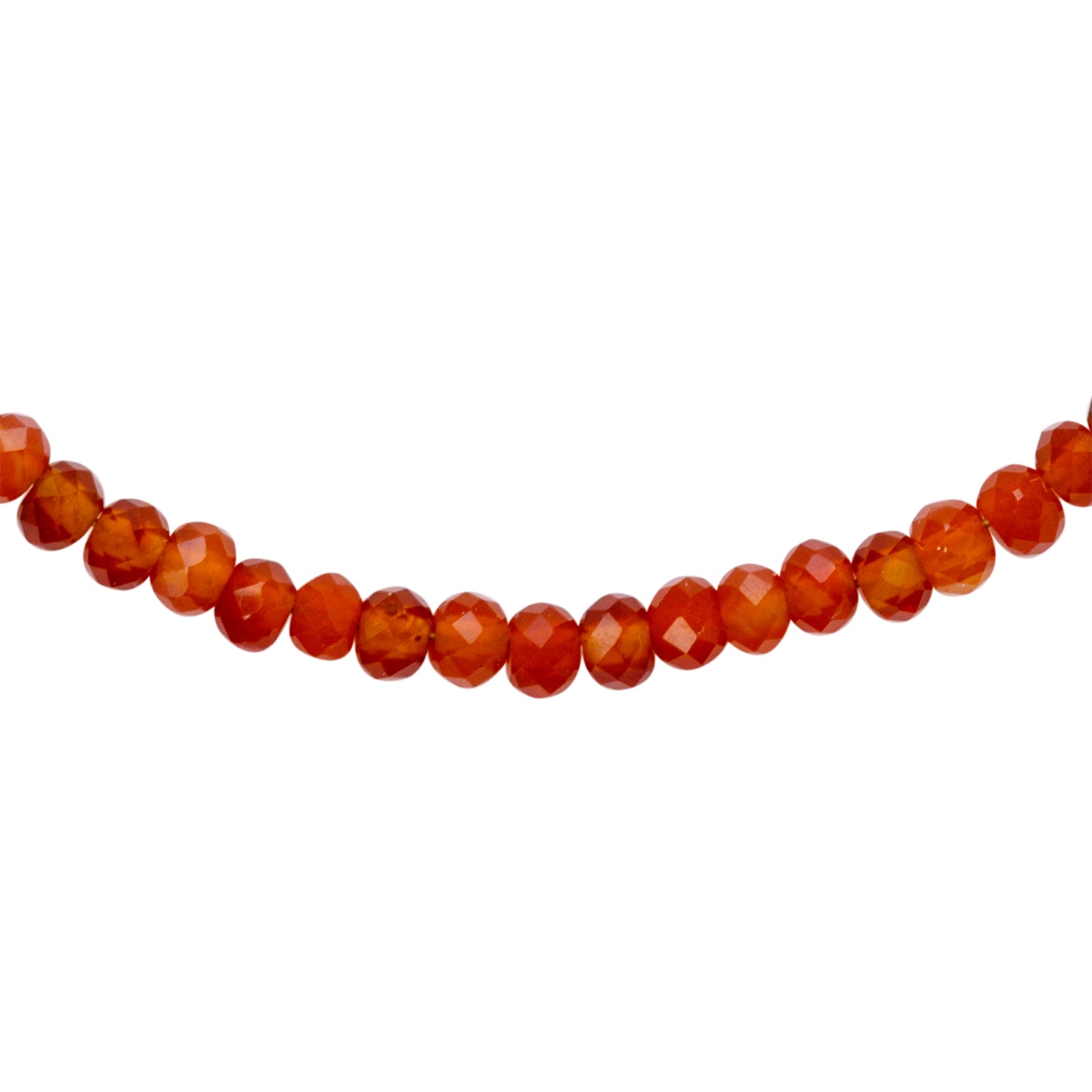 Orange Agate Bracelet 14K Gold