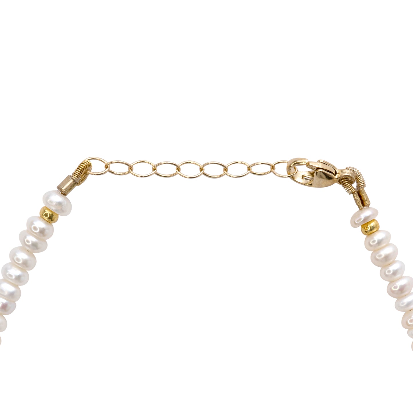 Mini Pearl Bracelet 14K Gold