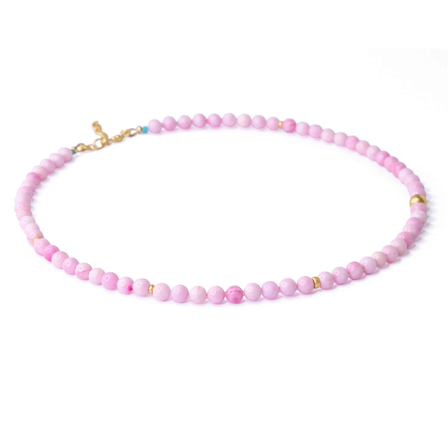 Pink Conch Bead Necklace