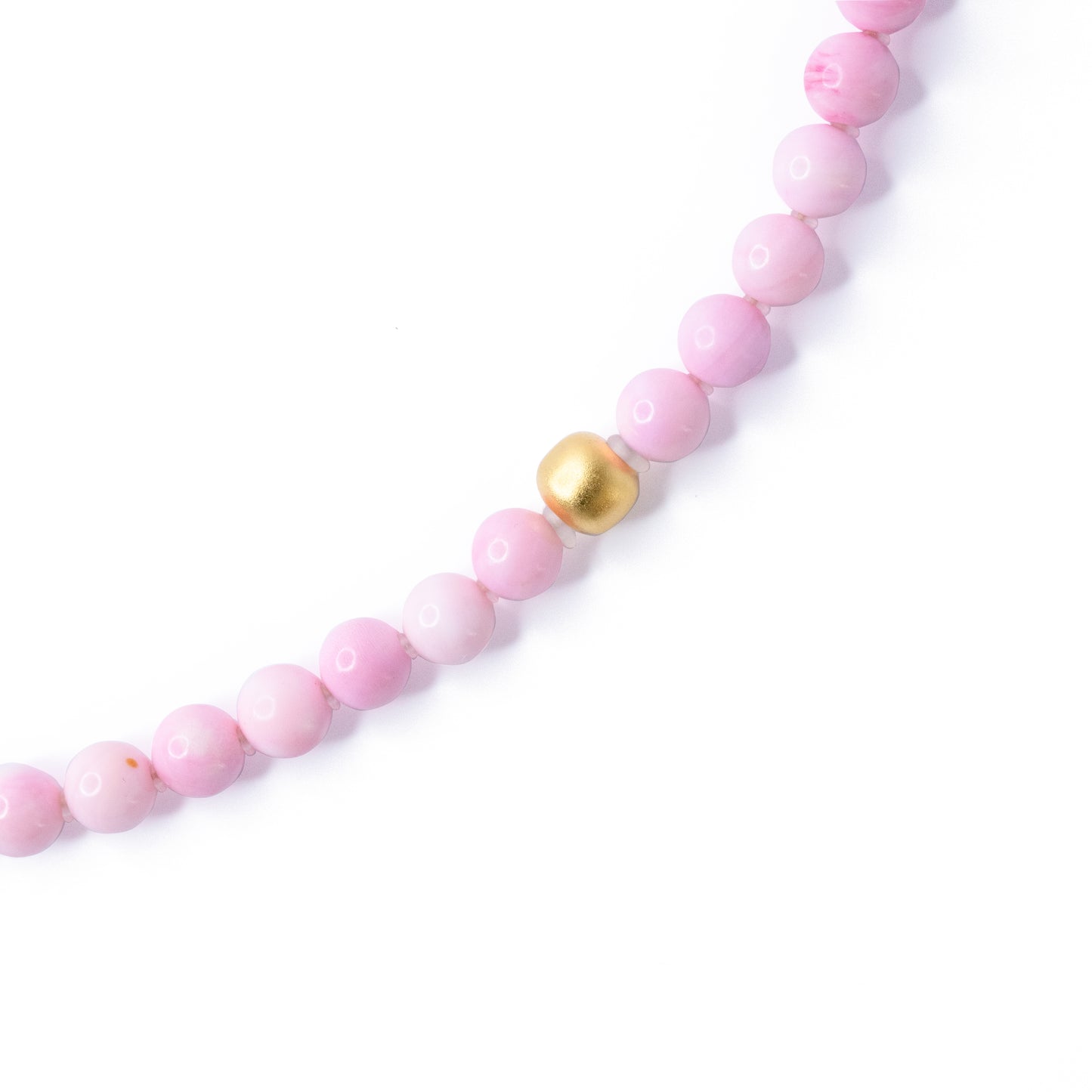 Pink Conch Bead Necklace
