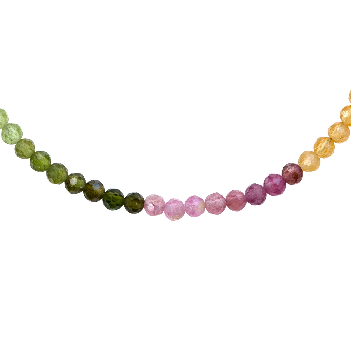 Rainbow Tourmaline Bracelet 14K Gold