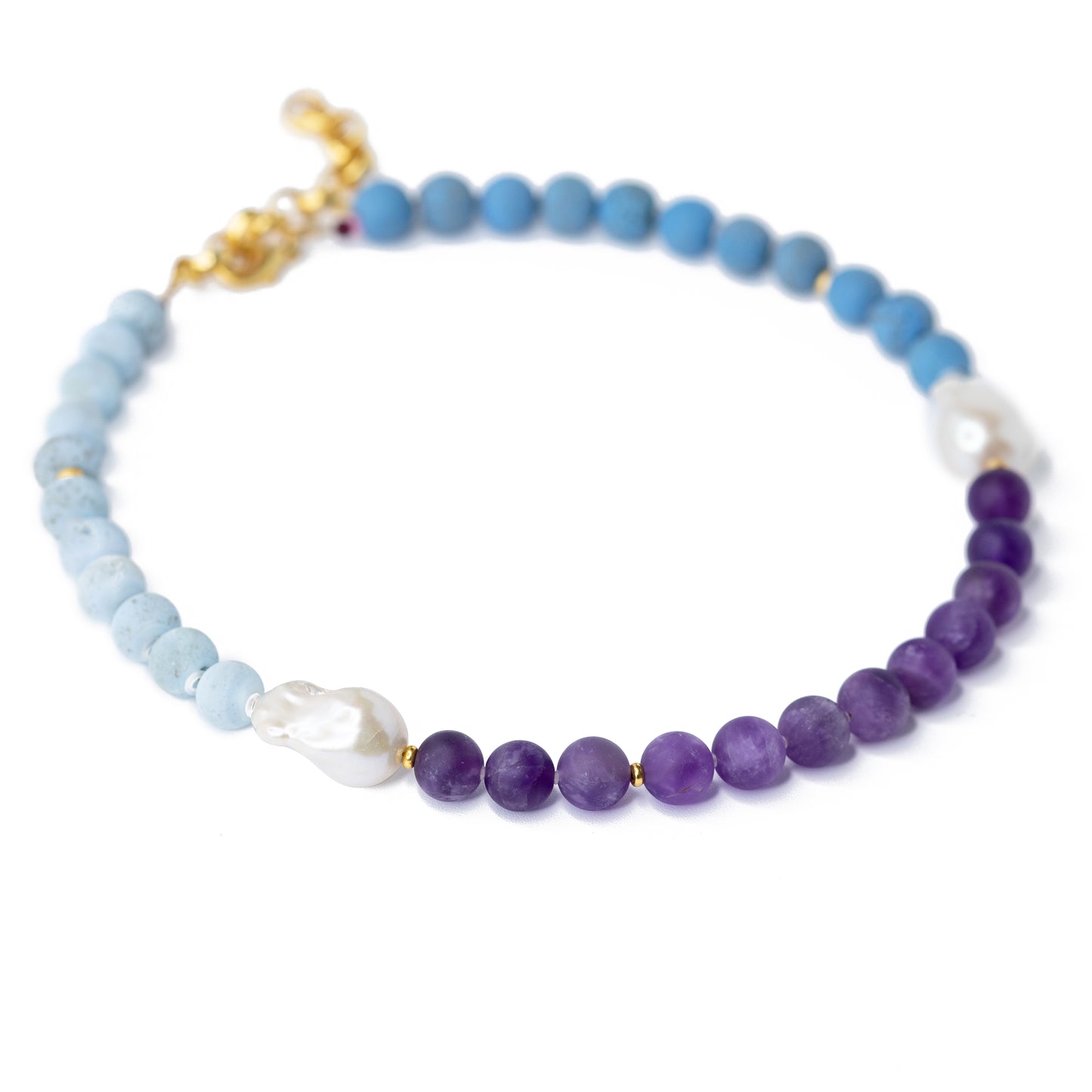 Pearl Amethyst Seaside Necklace