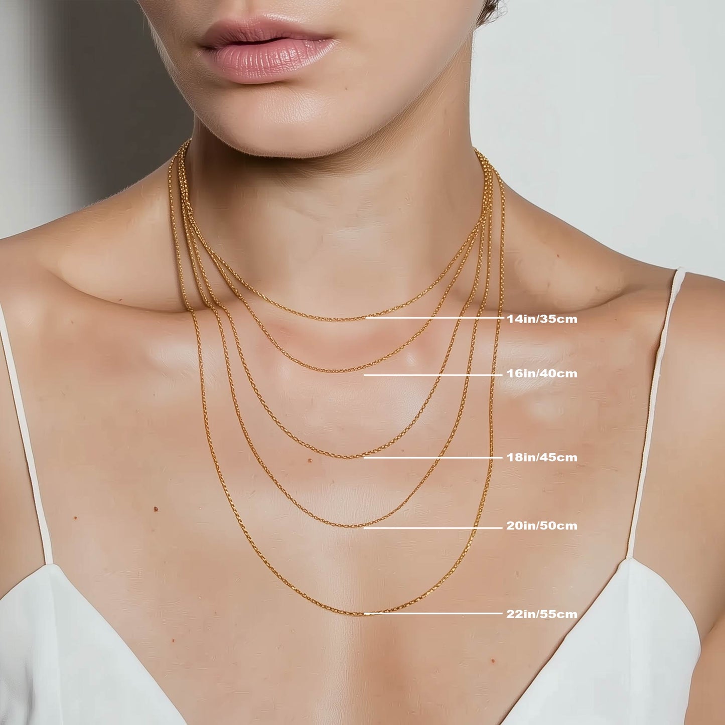 Ruby Gold Coil Station Necklace
