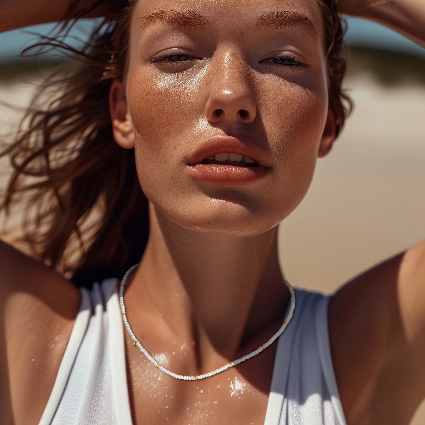 Tiny Pearl Necklace