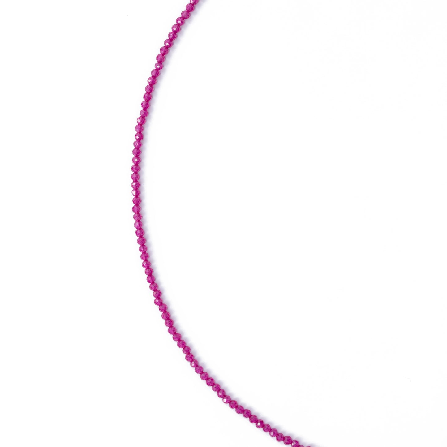 Tiny Ruby 14K Gold Necklace