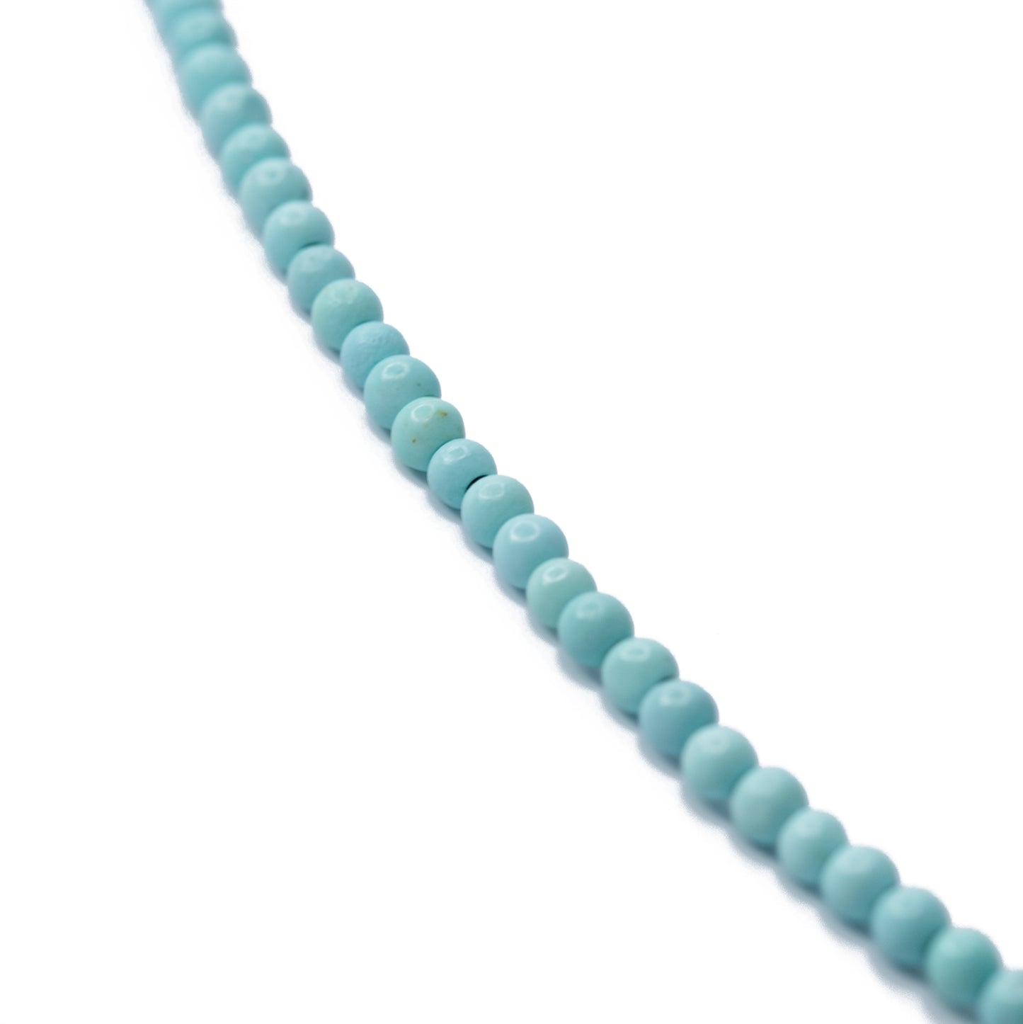 Tiny Turquoise 14K Gold Necklace