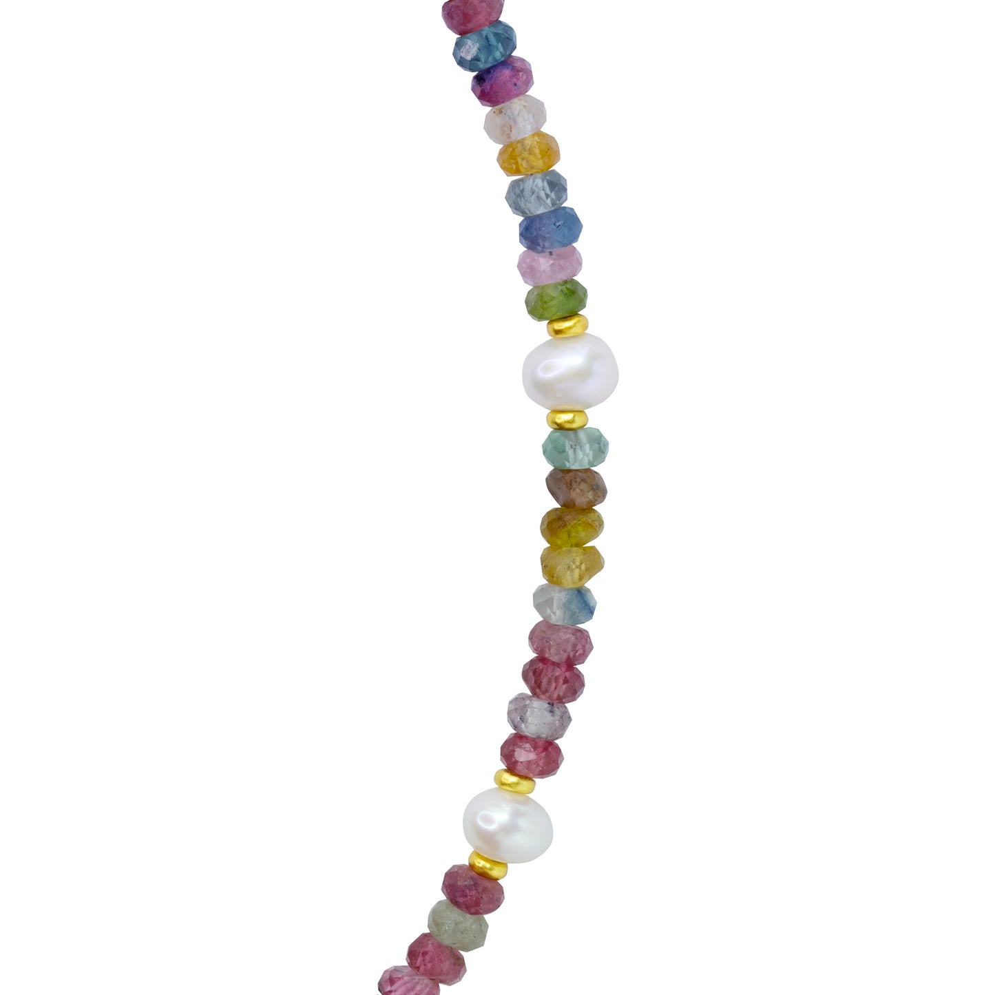 Tourmaline Pearl 14K Gold Necklace