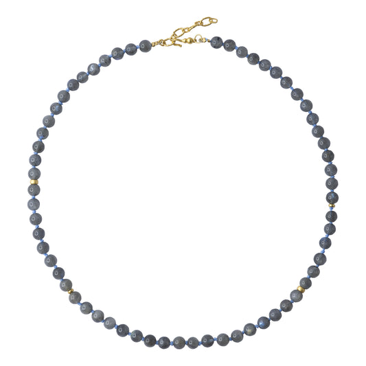 Translucent Gray Labradorite Necklace