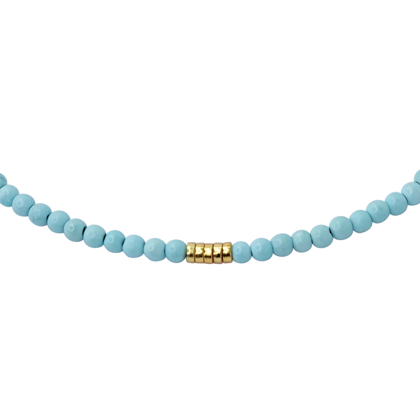 Tiny Turquoise 14K Gold Bracelet
