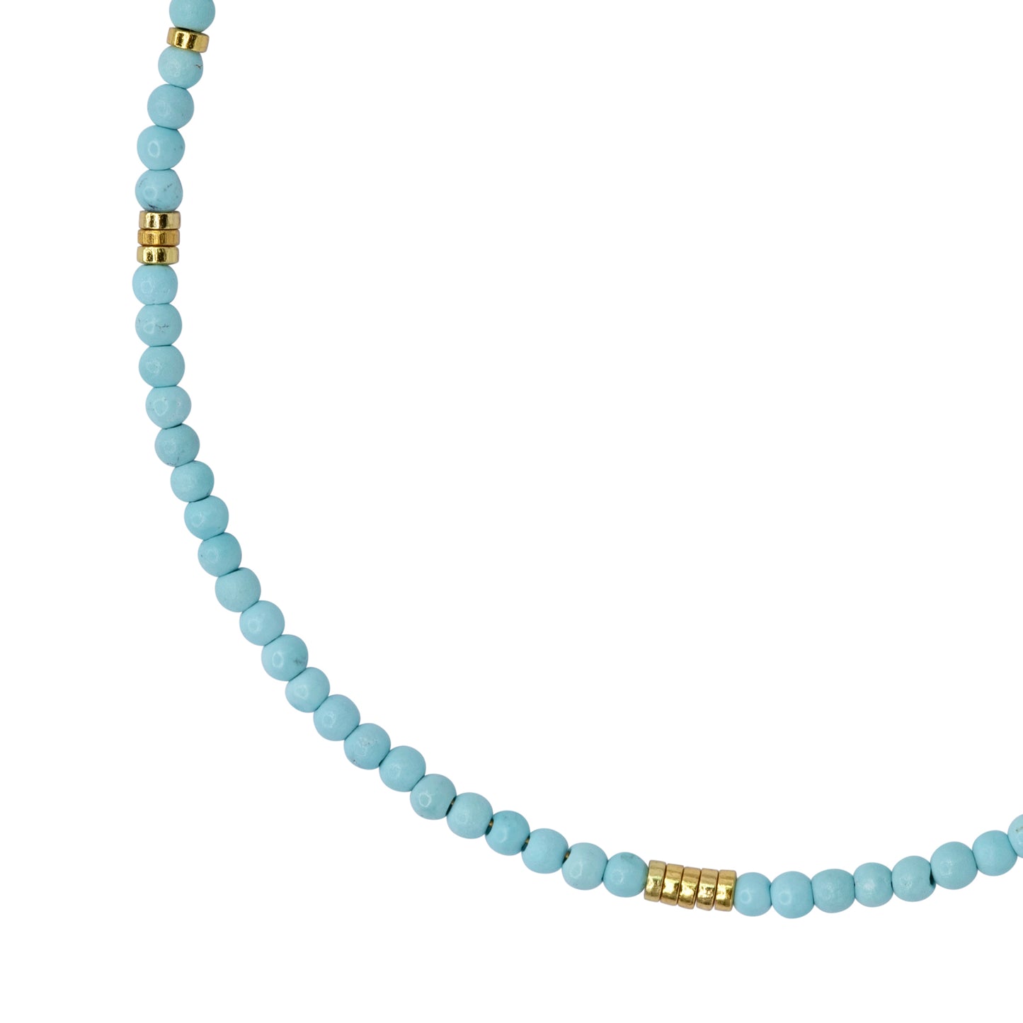 Tiny Turquoise 14K Gold Bracelet