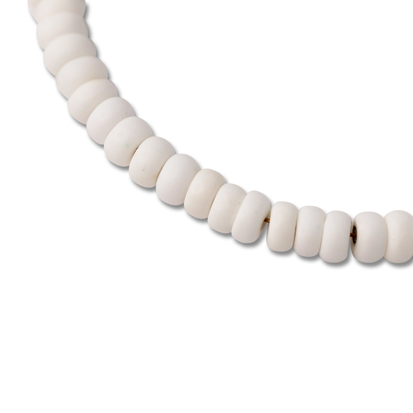 White Turquoise & Dog Bone Chain Bracelet