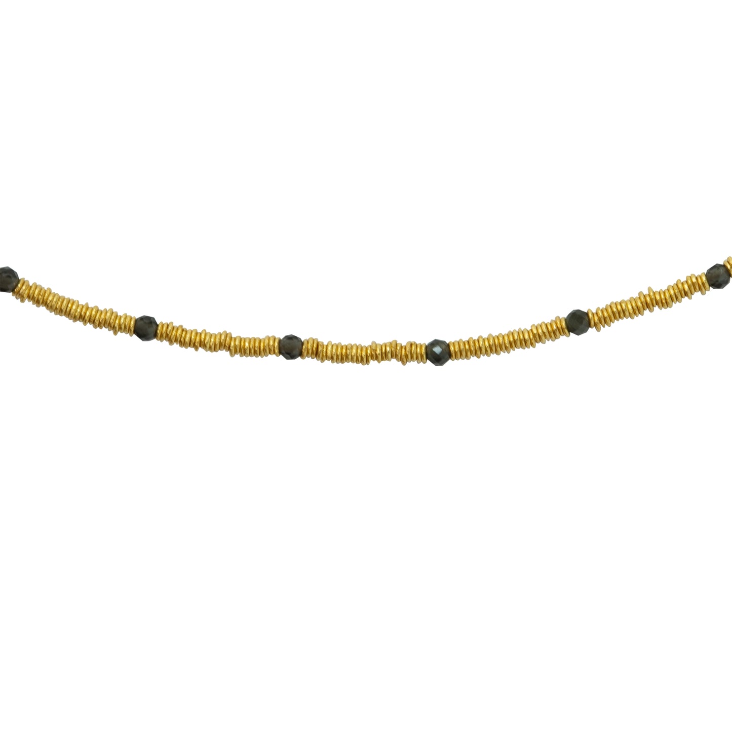 18K Gold Loose Coil Necklace