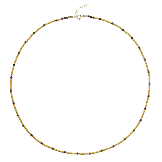 18K Gold Loose Coil Necklace