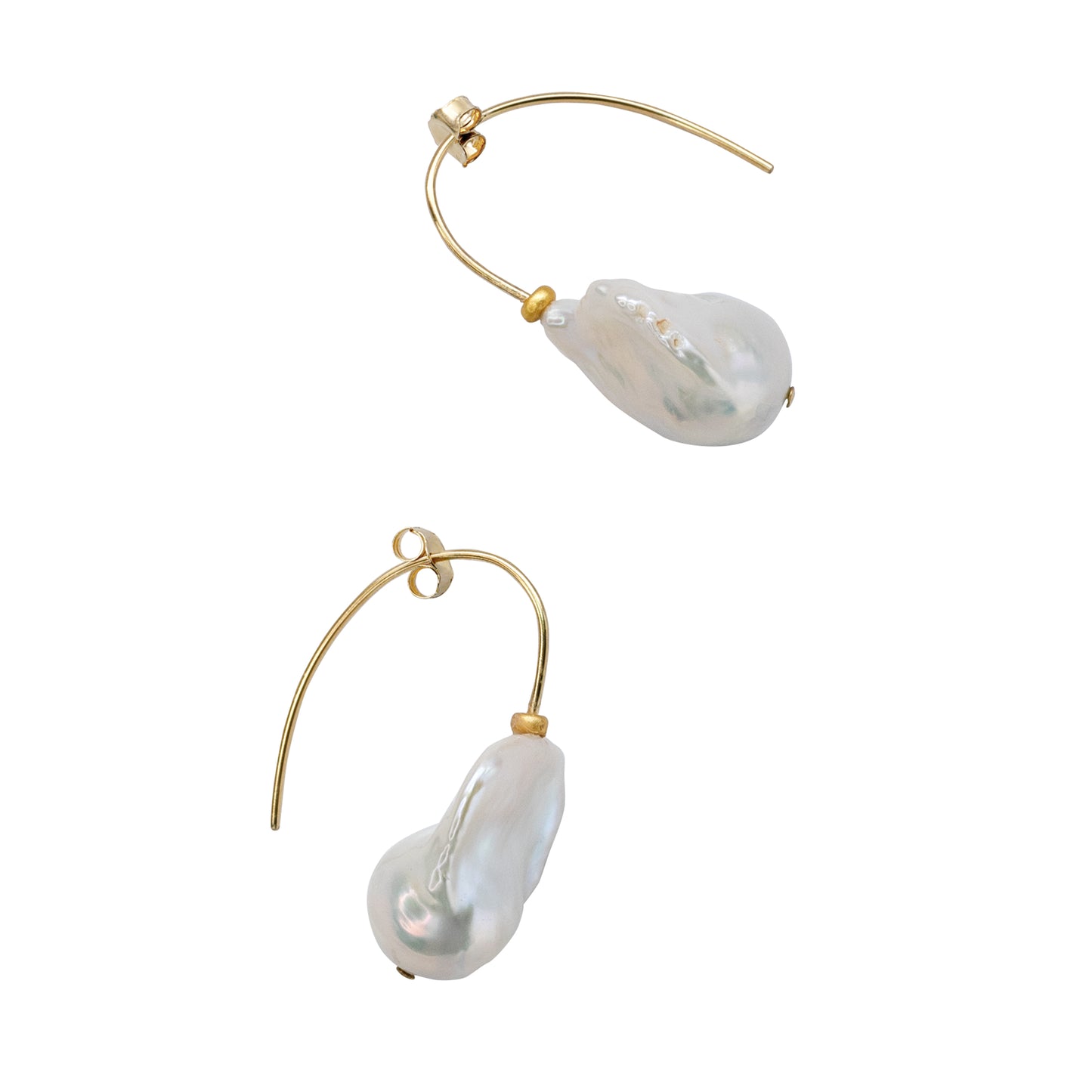 Baroque Pearl Hook Earrings
