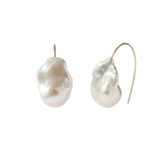 Baroque Pearl Hook Earrings
