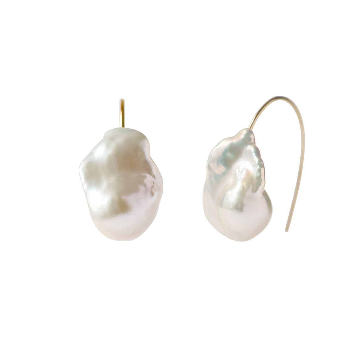 Baroque Pearl Hook Earrings