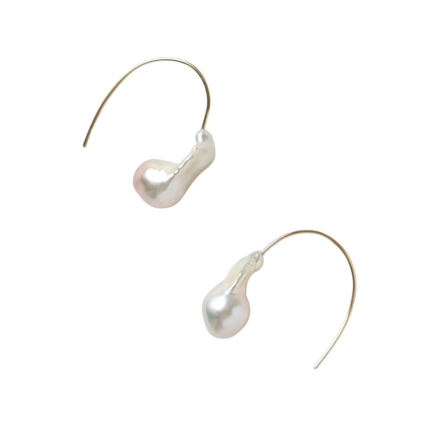 Baroque Pearl Hook Earrings