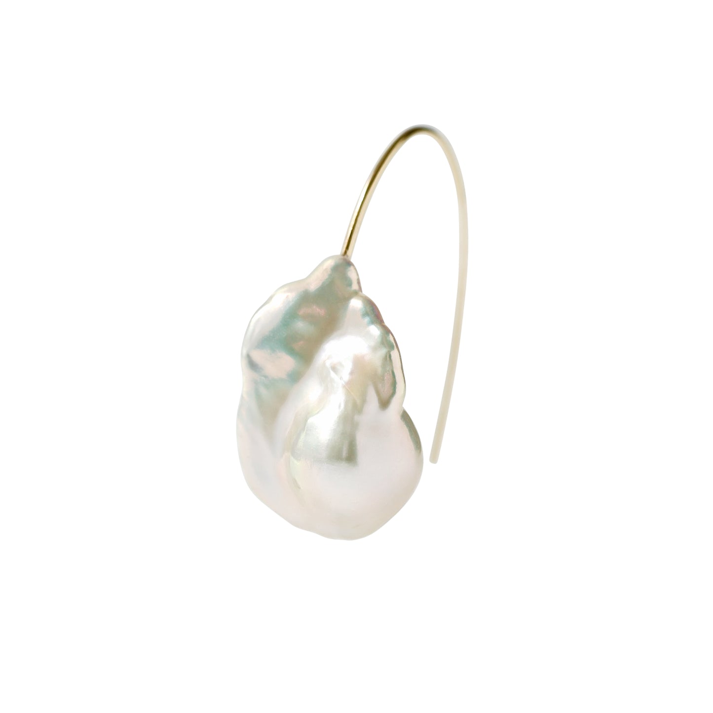 Baroque Pearl Hook Earrings