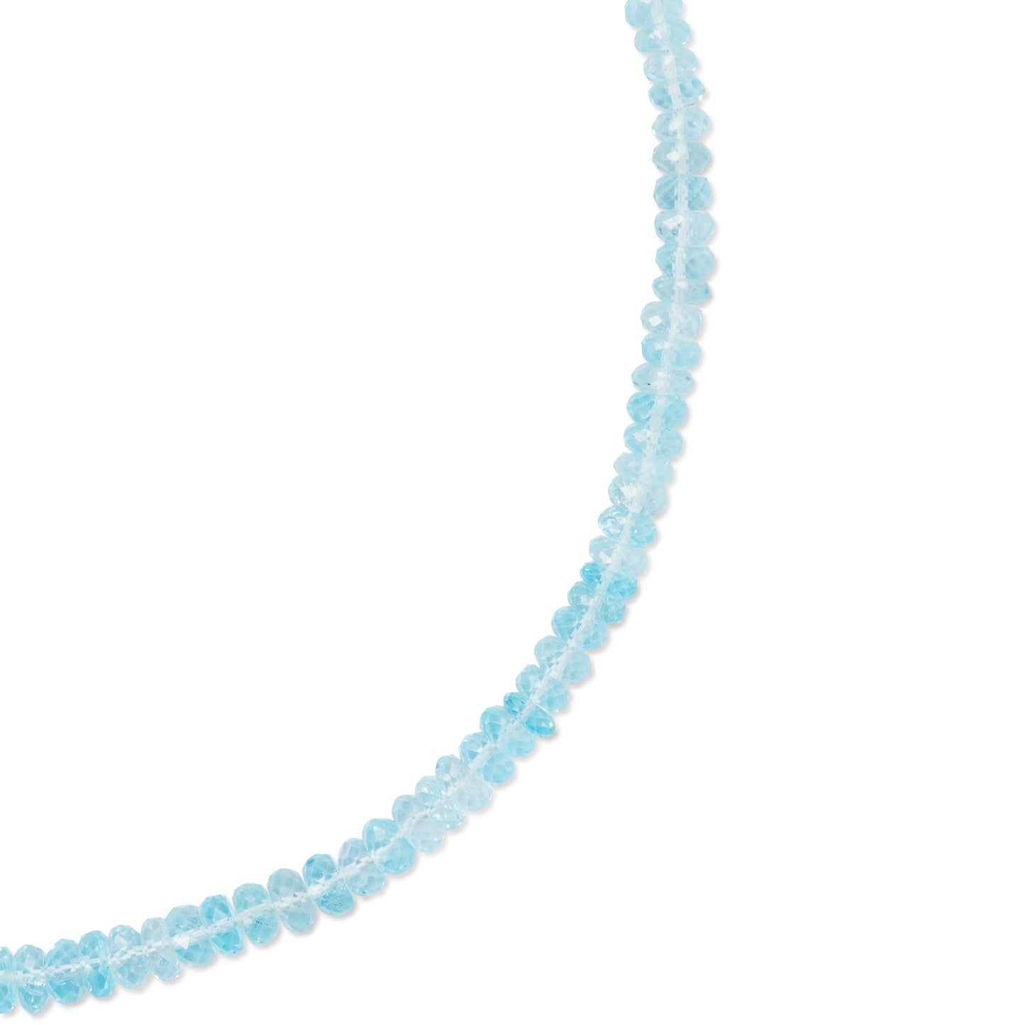 Birthstone December Blue Topaz Necklace