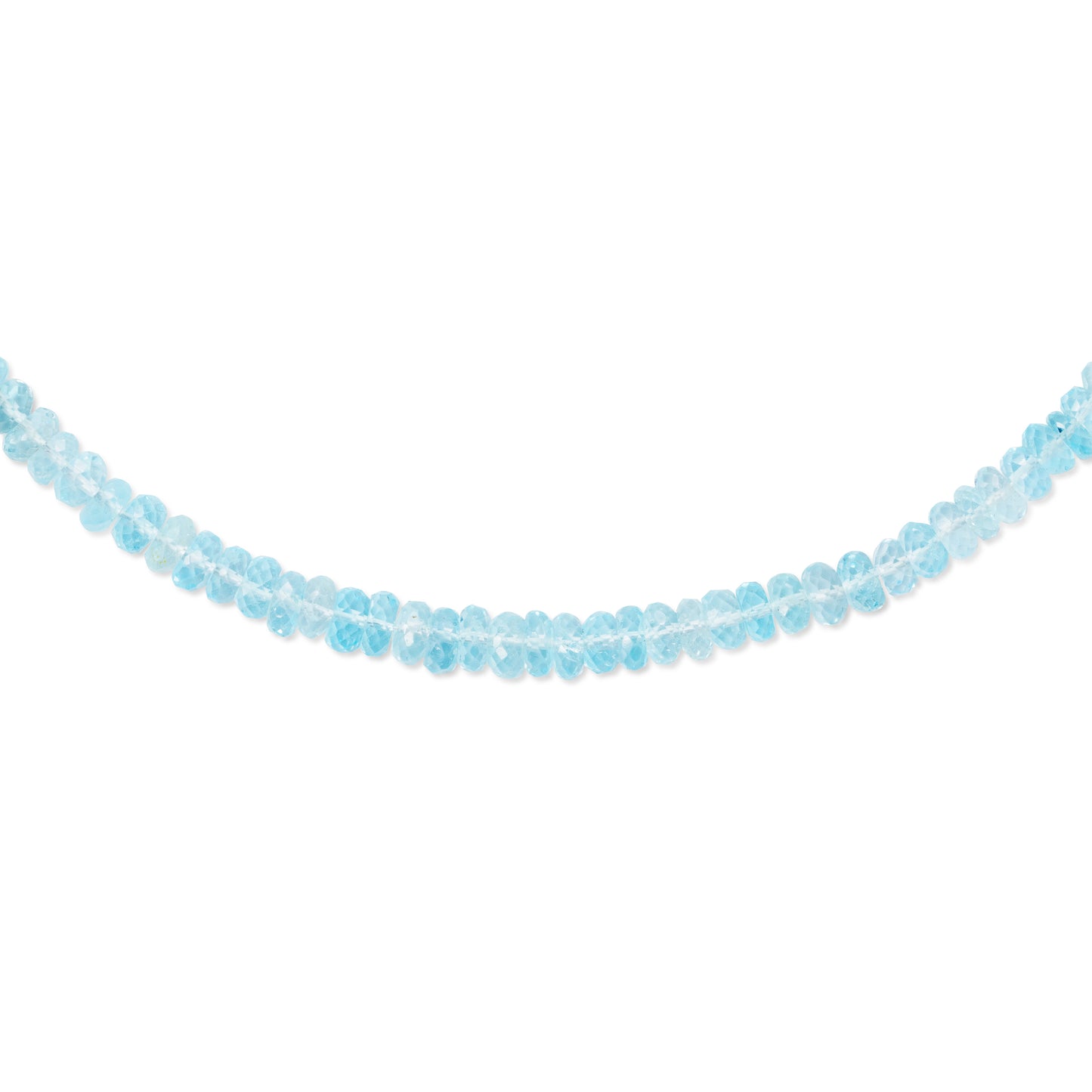 Birthstone December Blue Topaz Necklace