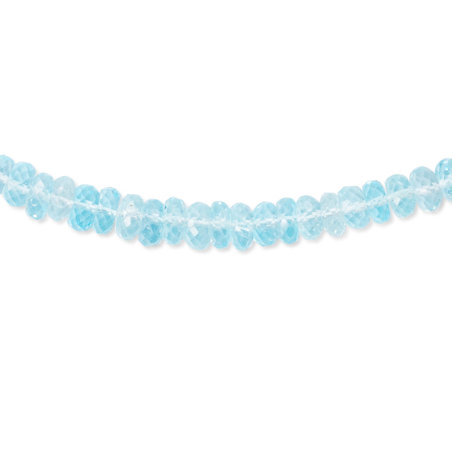 Birthstone December Blue Topaz Necklace
