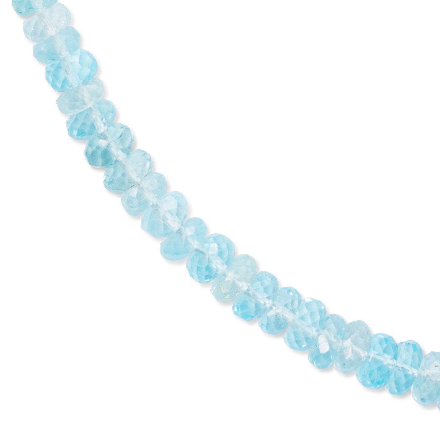 Birthstone December Blue Topaz Necklace