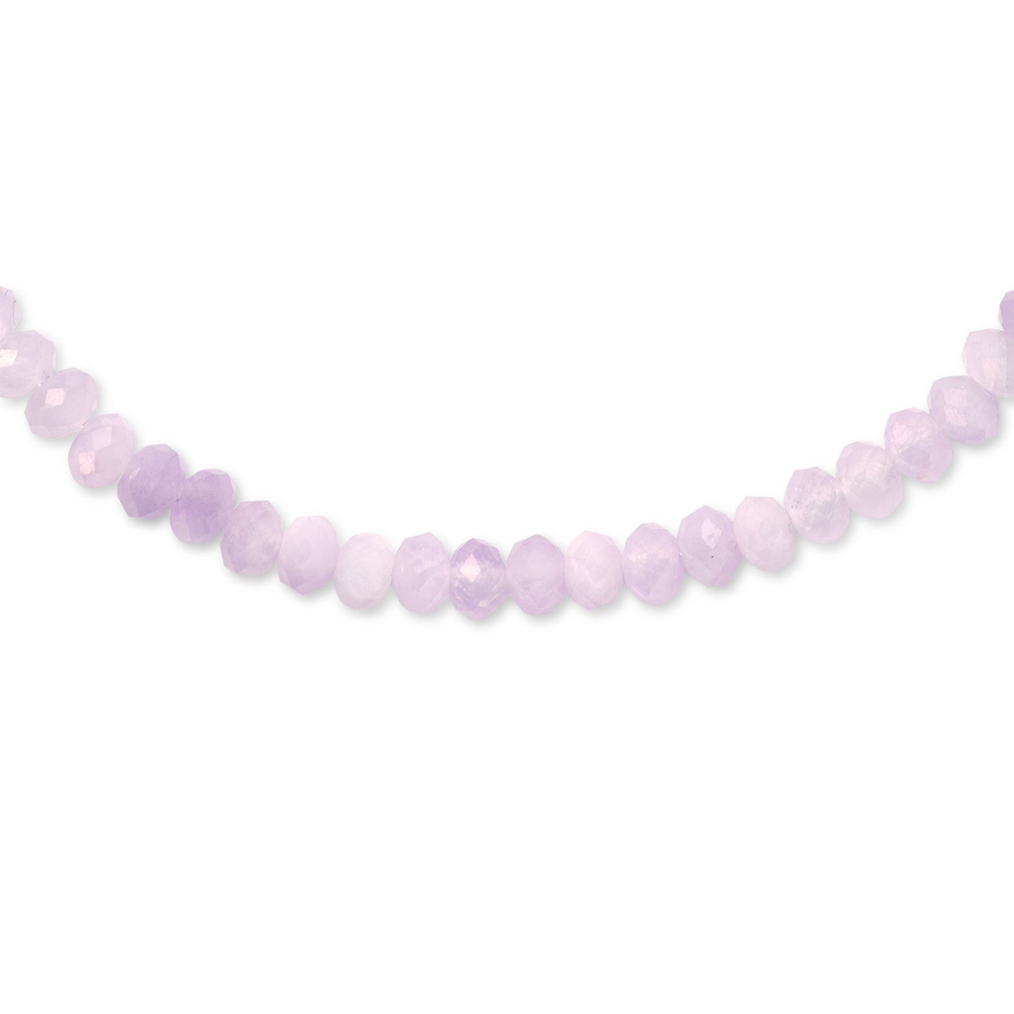 Birthstone February Kunzite Gold Bead Bracelet