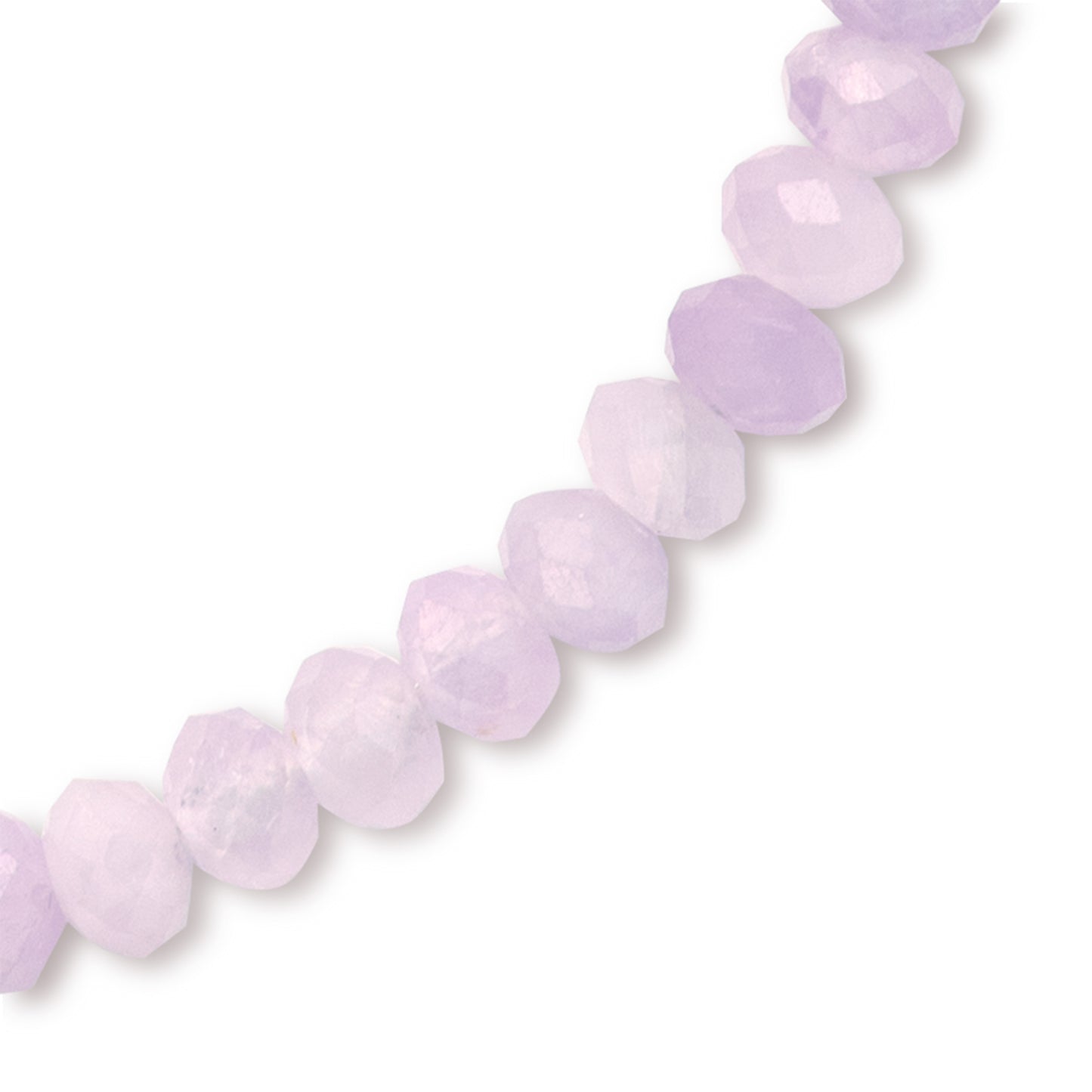 Birthstone February Kunzite Gold Bead Bracelet