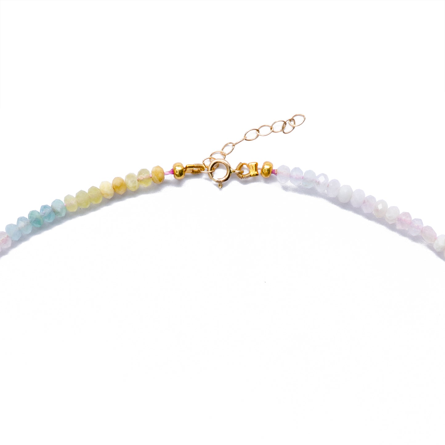 Candy Morganite Necklace 14K Gold