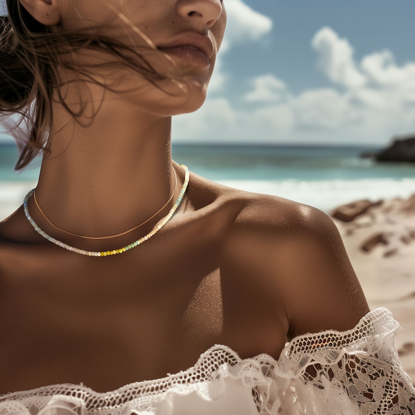 Candy Morganite 14K Gold Necklace