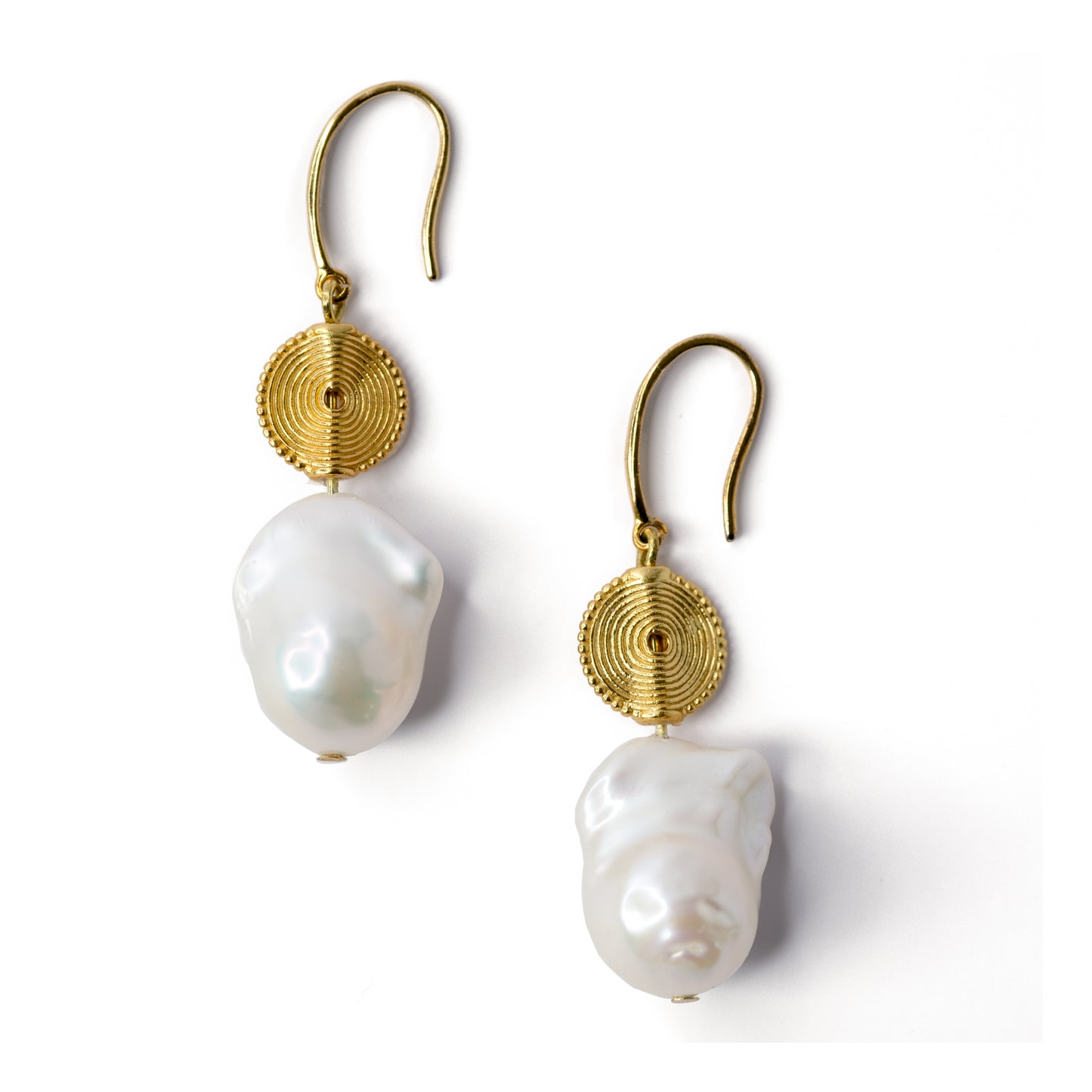 Cleopatra Natural Baroque Pearl Earring II