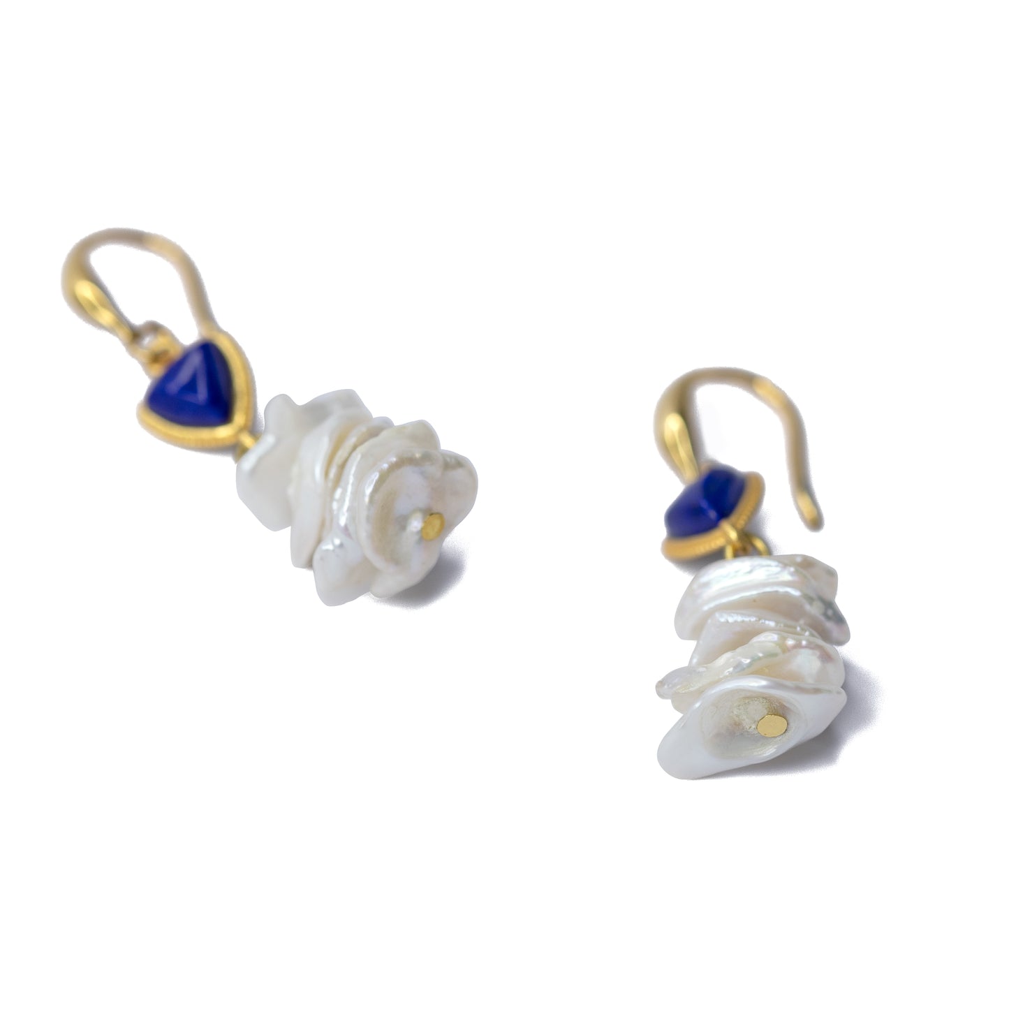 Cleopatra Pearl Petals Earrings