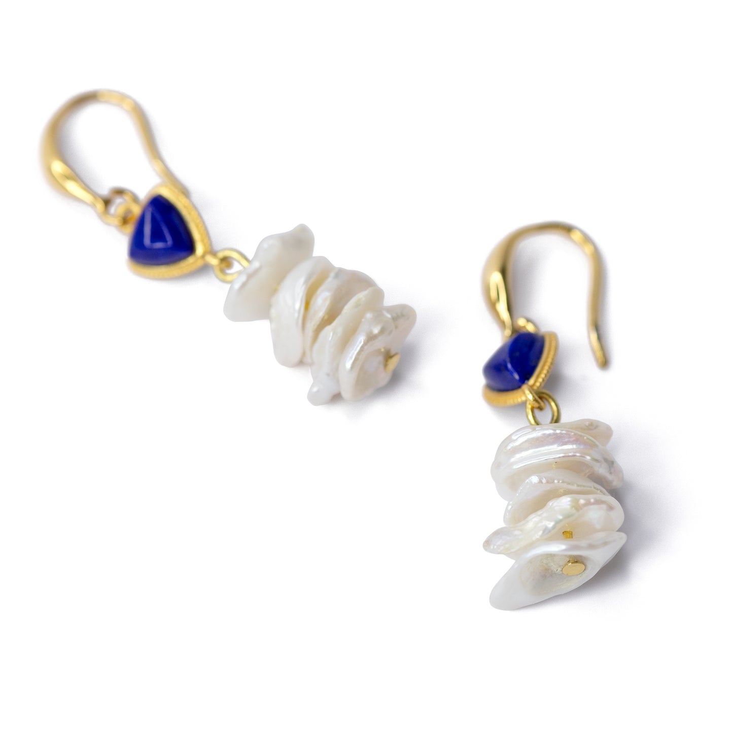 Cleopatra Pearl Petals Earrings